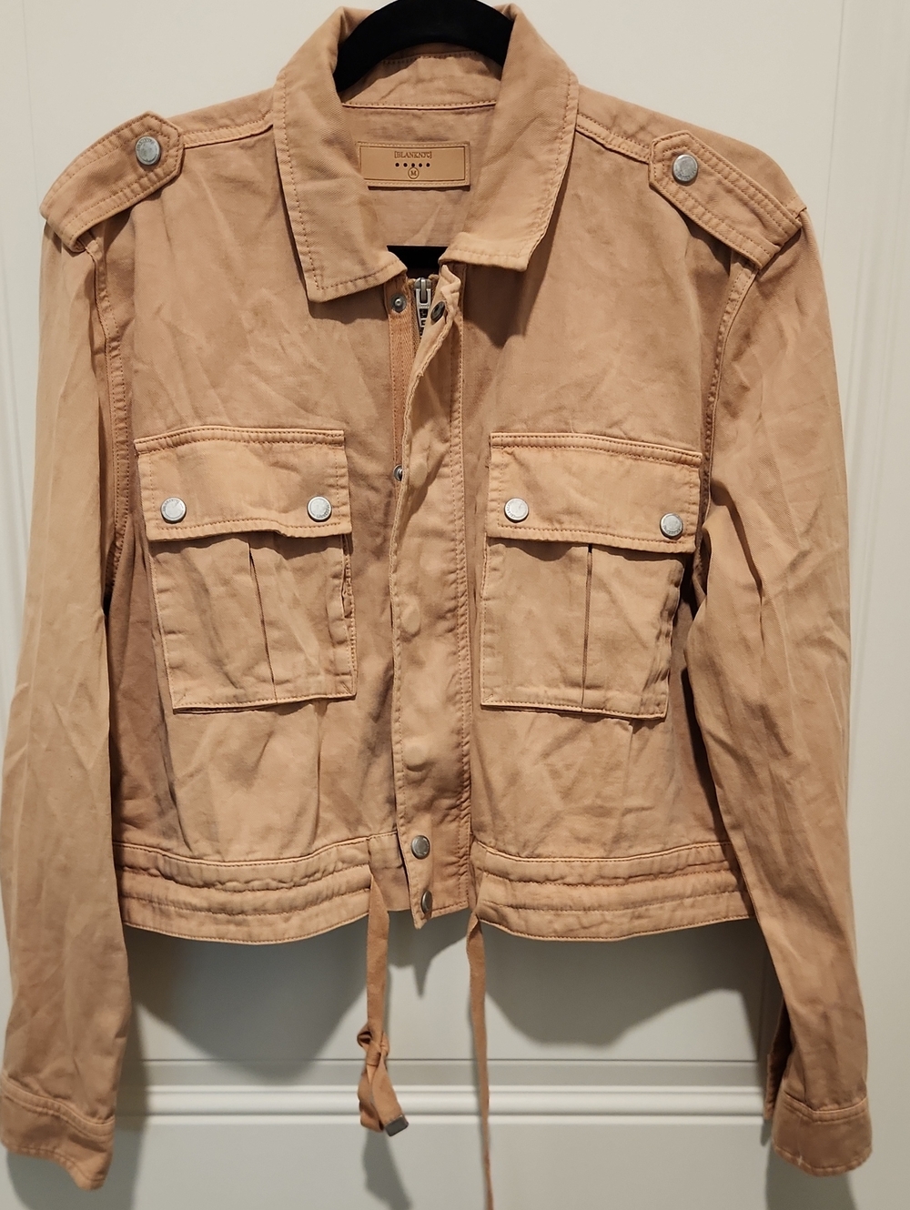 BlankNYC Tan Utility Military Jacket Women's Size Medium
